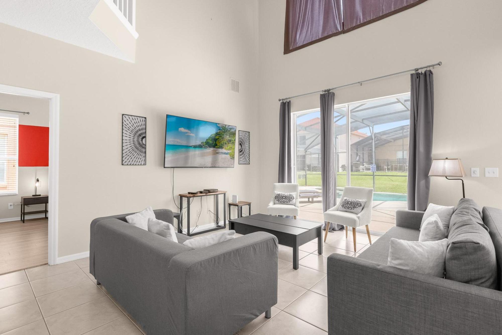 Large Spacious Home W Private Pool & Hot Tub ダベンポート エクステリア 写真
